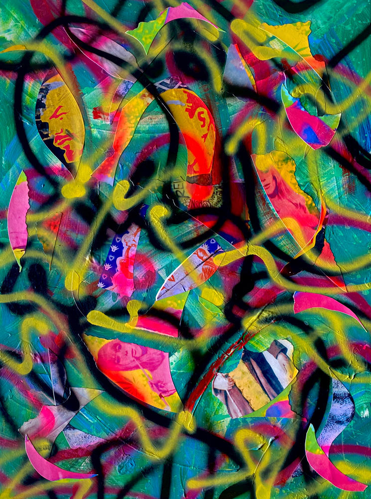 X MARX THE SPOT
48 x 36
-- © Copyright 2022 Jaz Fabry Fine Art --
