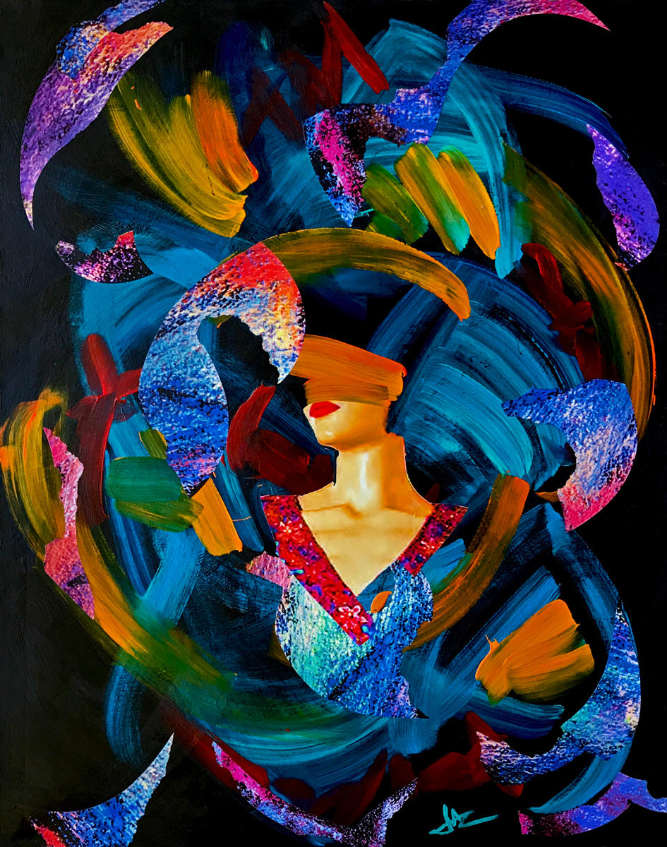 MANNEQUIN
60 x 48 inches
         -- © Copyright 2024 Jaz Fabry Fine Art --