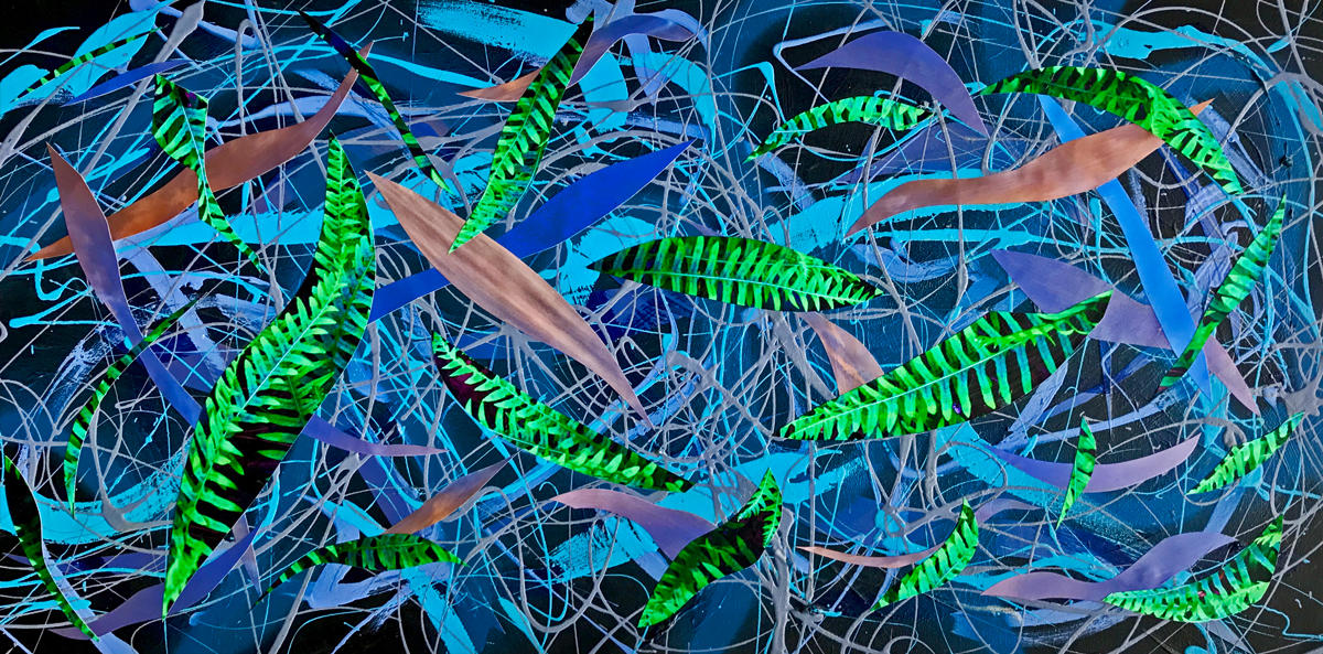 FERN BAR
24 x 48 inches
         -- © Copyright 2024 Jaz Fabry Fine Art --