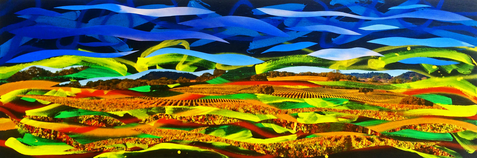 GOLDEN FIELDS
24 x 72 inches
         -- © Copyright 2024 Jaz Fabry Fine Art --