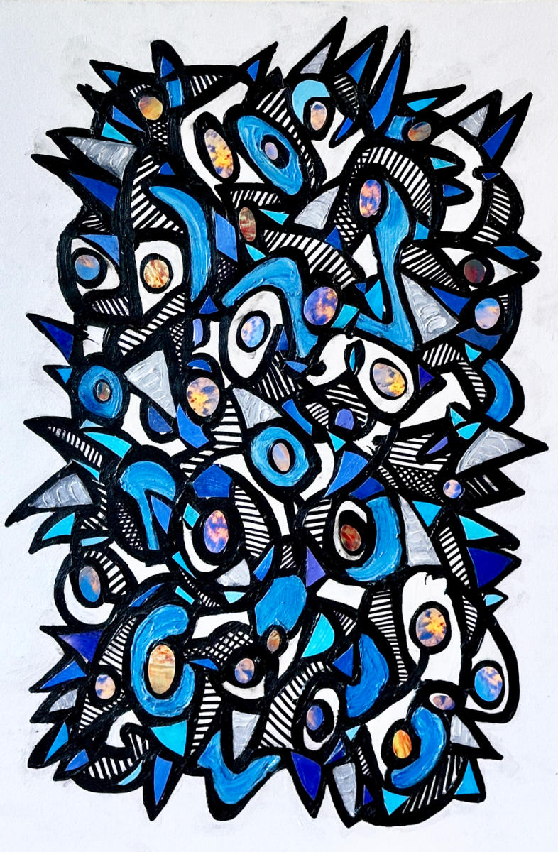 2023 Maui #24
URCHIN -- 
36x24 in / 92x61 cm
             -- © Copyright 2025 Jaz Fabry Fine Art --