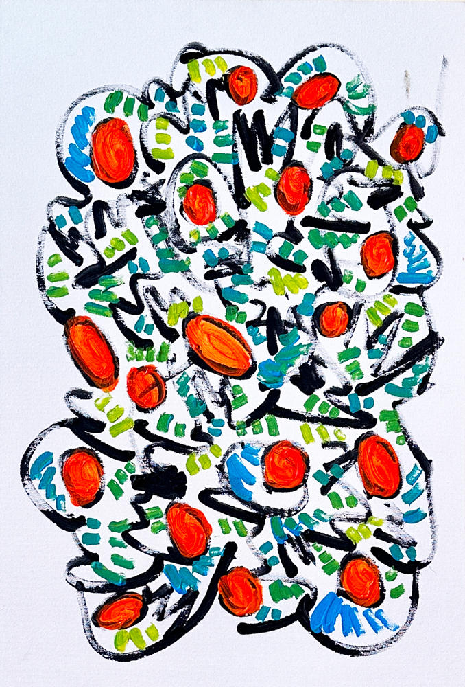 2023 Maui #28 -- 
PAYPAYA -- 
36x24 in / 92x61 cm
             -- © Copyright 2025 Jaz Fabry Fine Art --